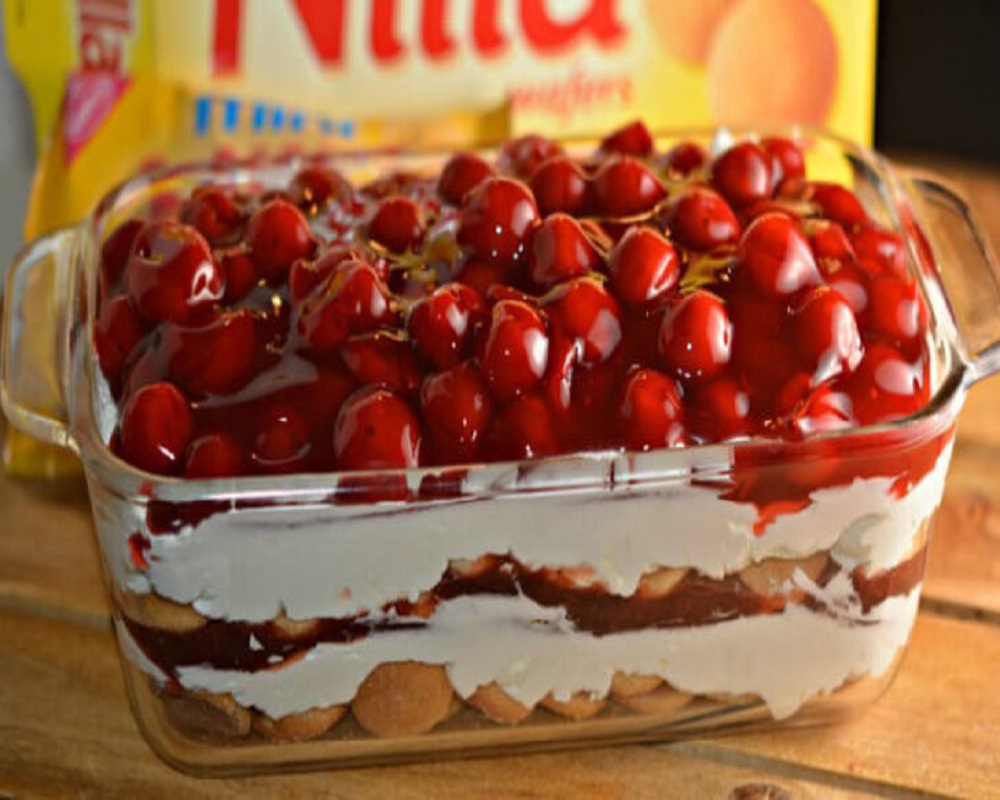 NoBake Cherry Cheesecake Cookie Lasagna Can U Still Hear Me
