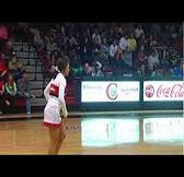 Cheerleader- half -court- trick -shot