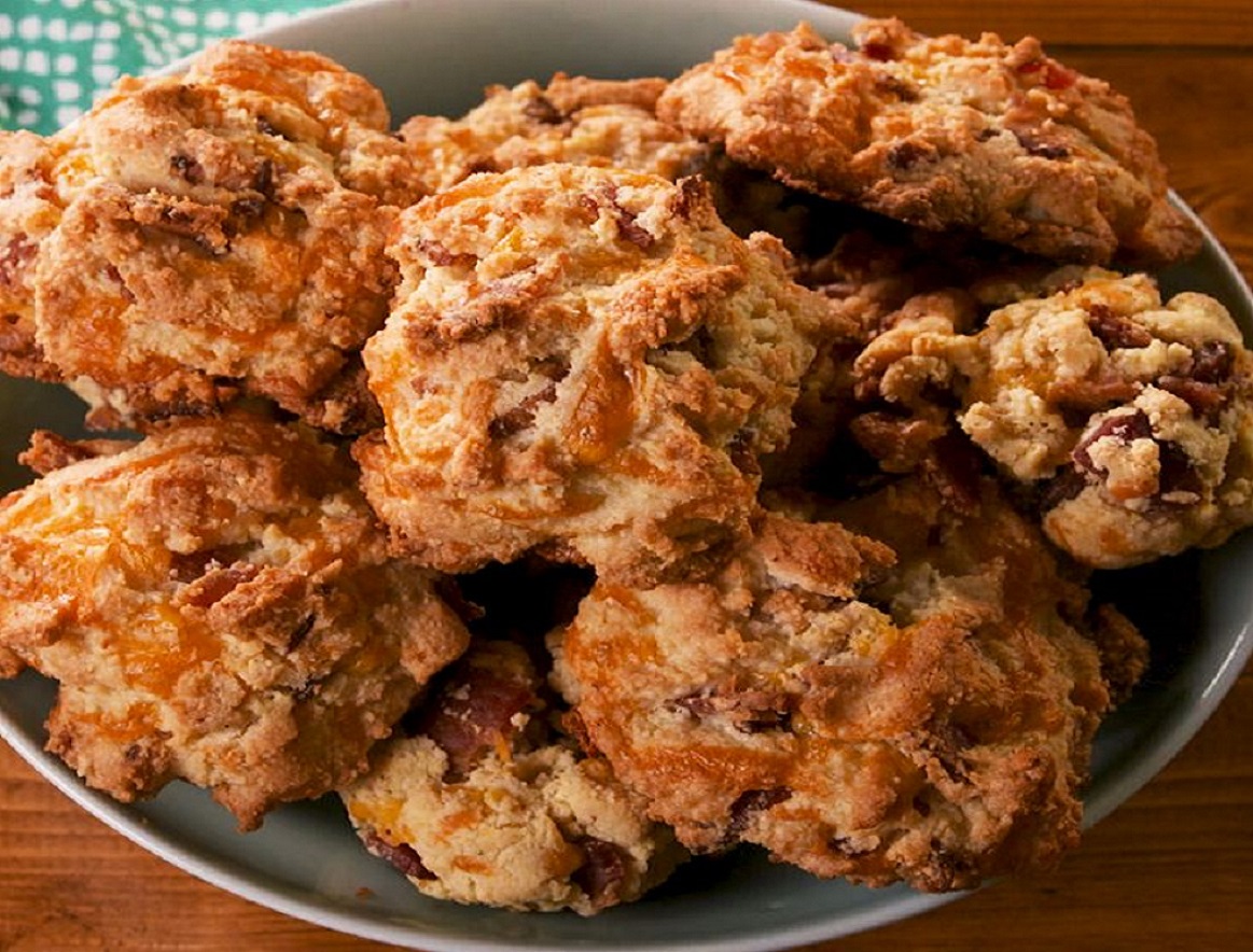 Keto Bacon and Cheese Biscuits Can U Still Hear Me